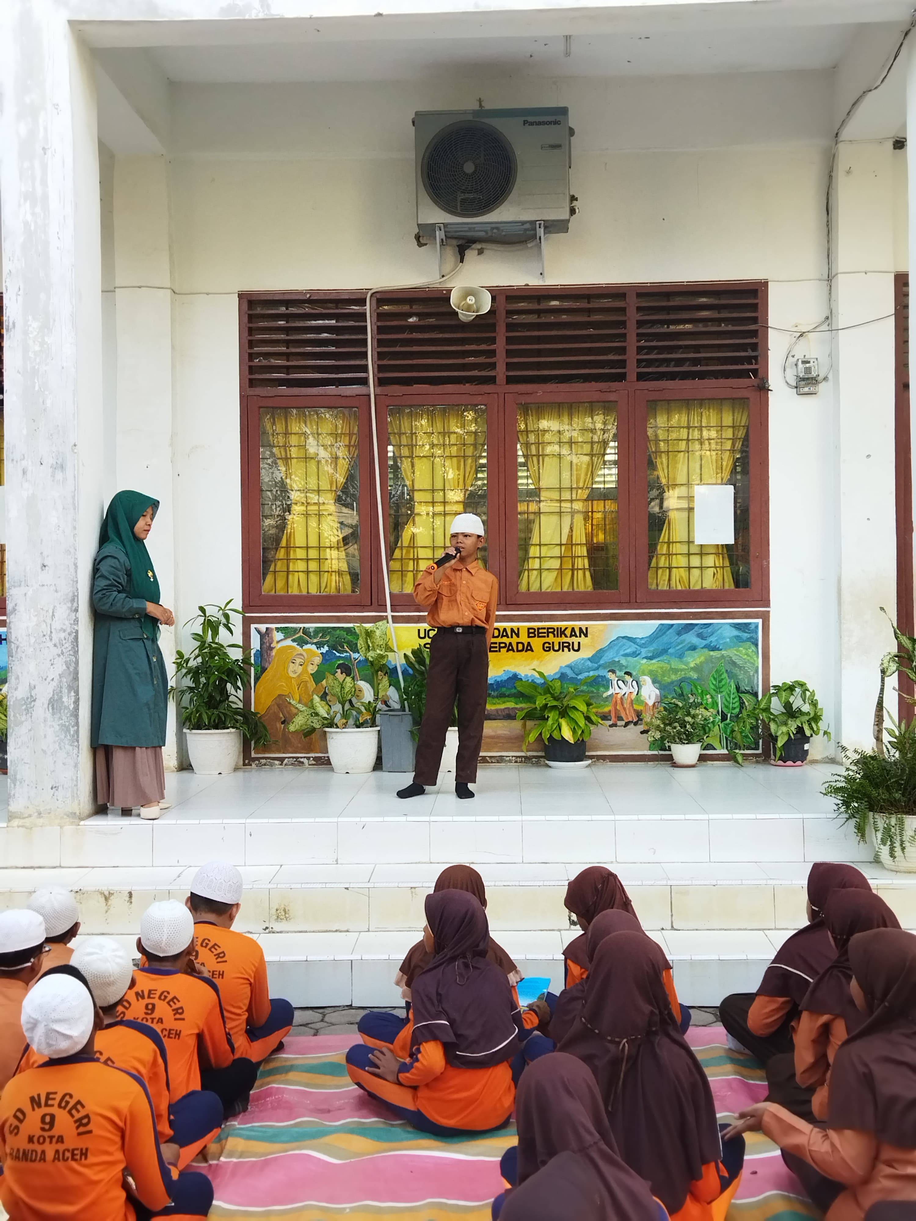 KEGIATAN RUTIN LITERASI MEMBACA SD NEGERI 9 BANDA ACEH